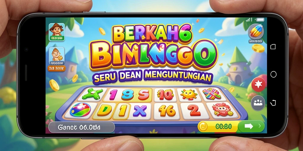 Tampilan gameplay seru dari BERKAH6 Bingo.