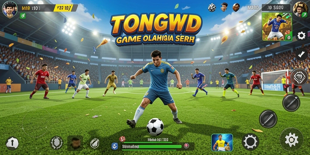 TONGWD menampilkan momen-momen seru dalam gameplay olahraga.